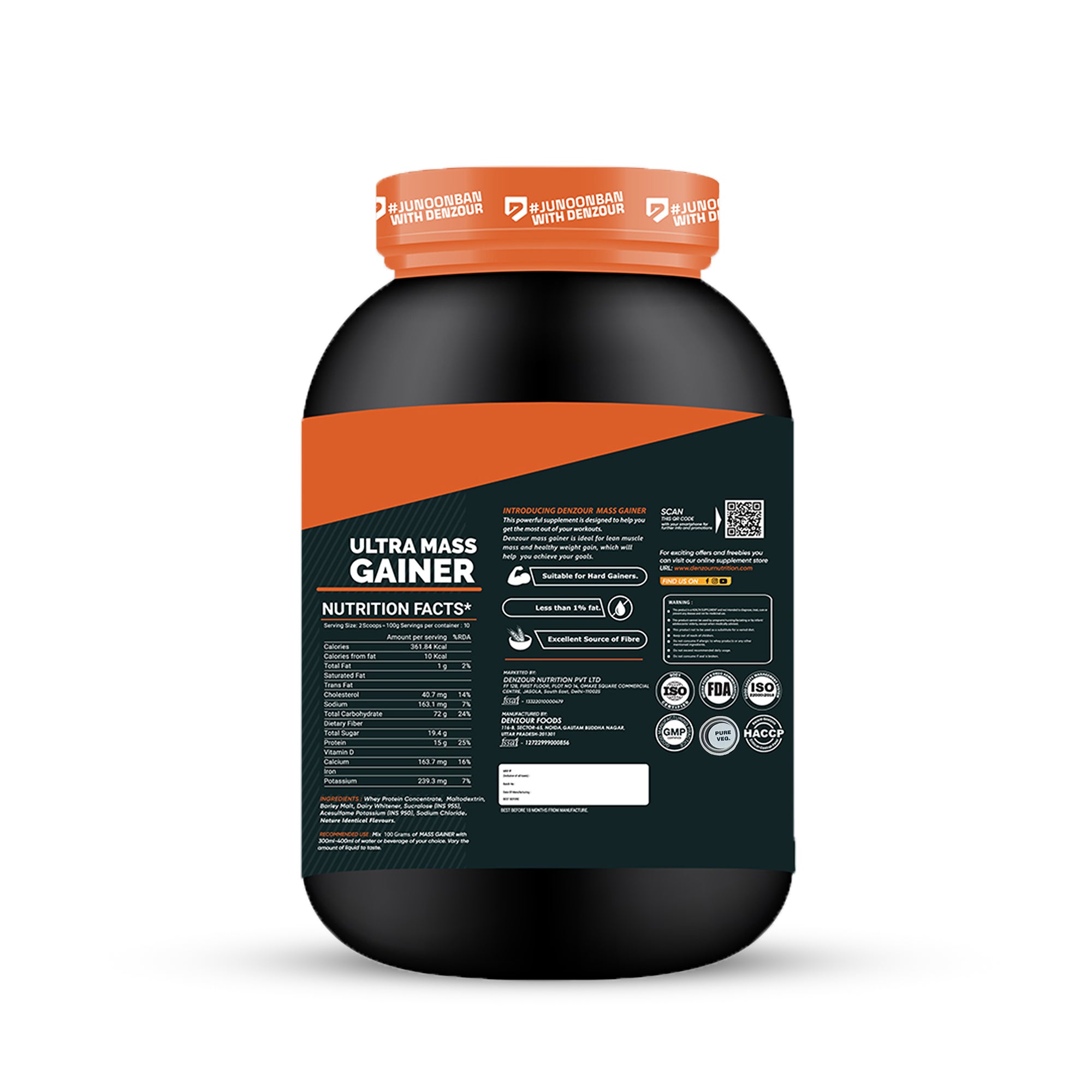 Denzour Mass Gainer Certified 
