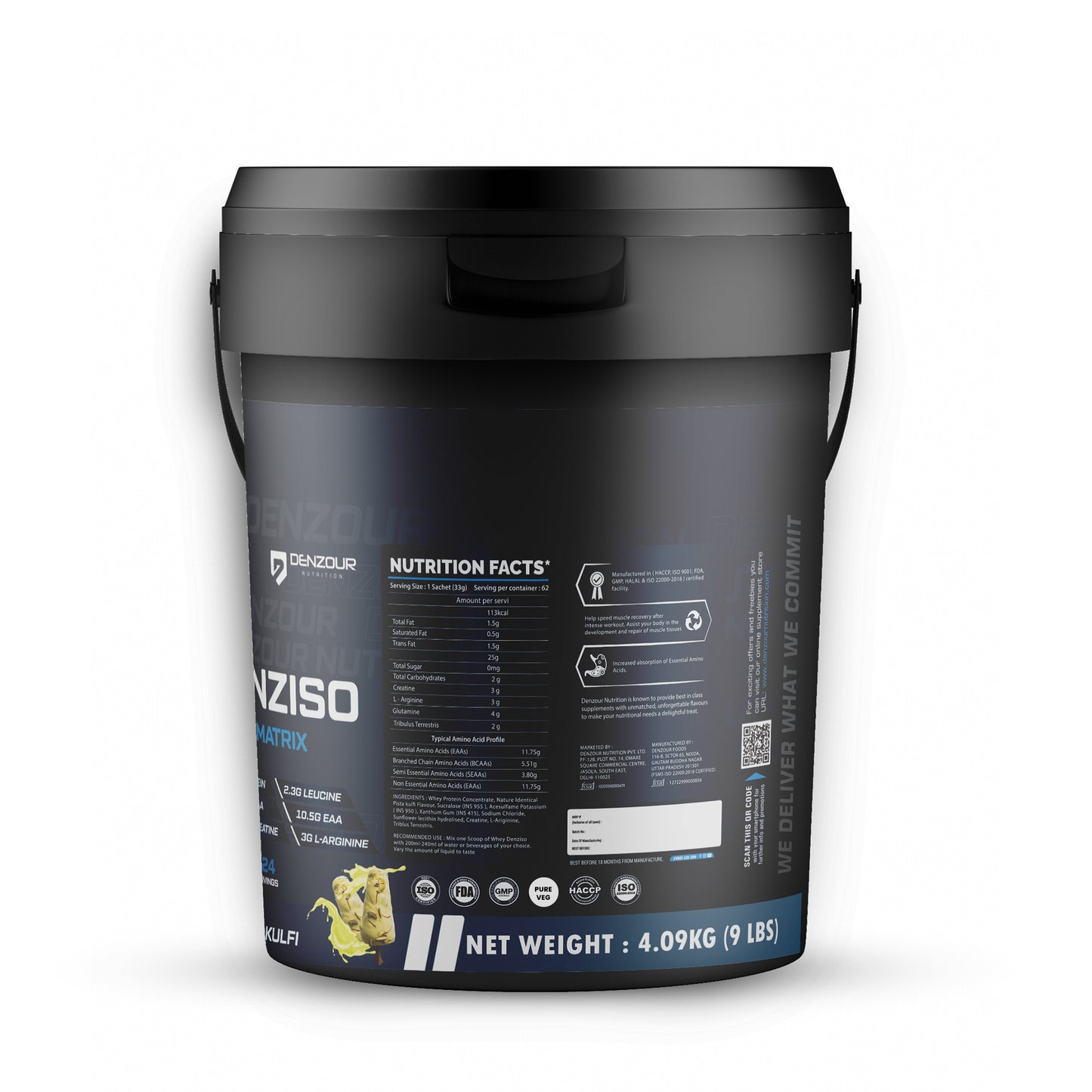 Denziso Whey Matrix Protein - 4Kg