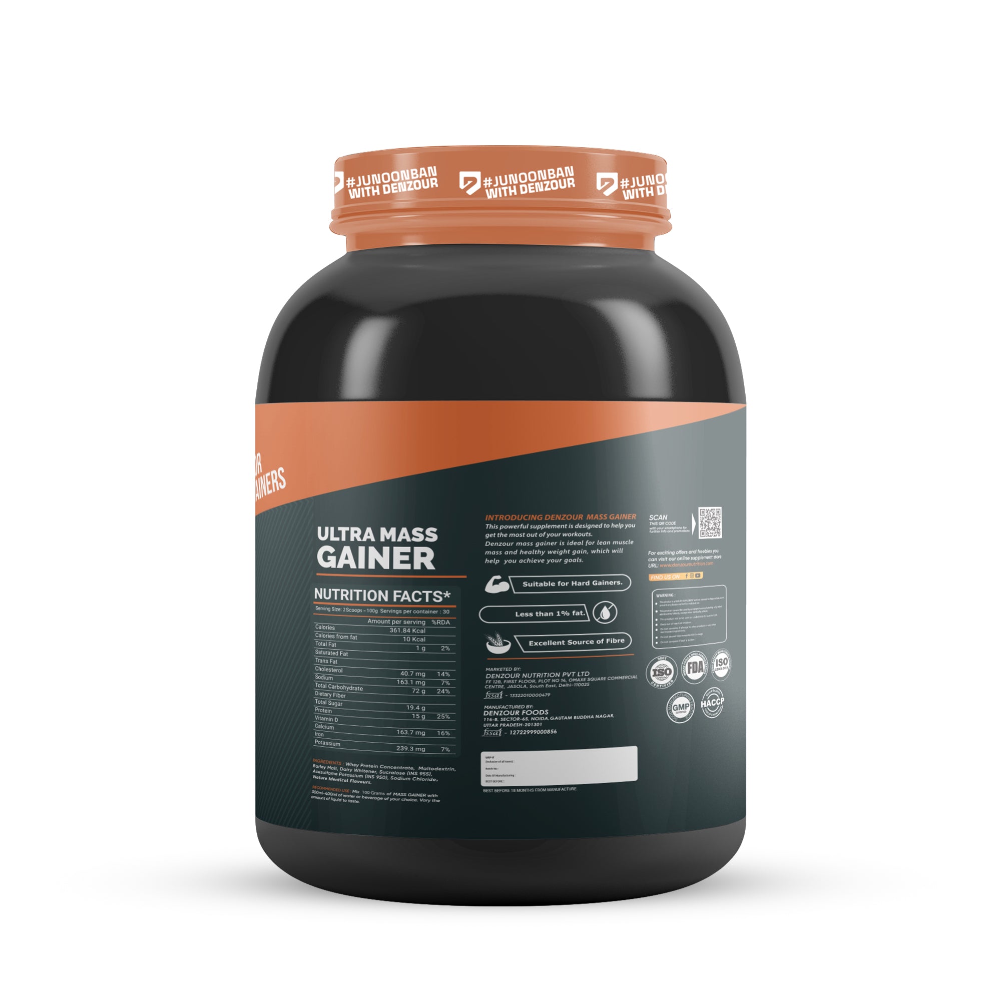 Denzour Mass Gainer - 3Kg