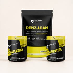 Denzour Creatine Double Pack + Denz-Lean 1KG Combo