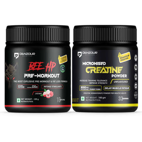 Micronised Creatine + BEE HP Pre Workout Powder