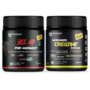 Micronised Creatine + BEE HP Pre Workout Powder