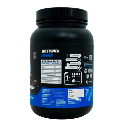 Denzour Whey Supreme with Isolate | 1 Kg & Servings 33