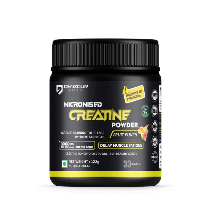 Micronised Creatine Powder 122g | Creatine Monohydrate | 3000mg Per Serving & Purest Form