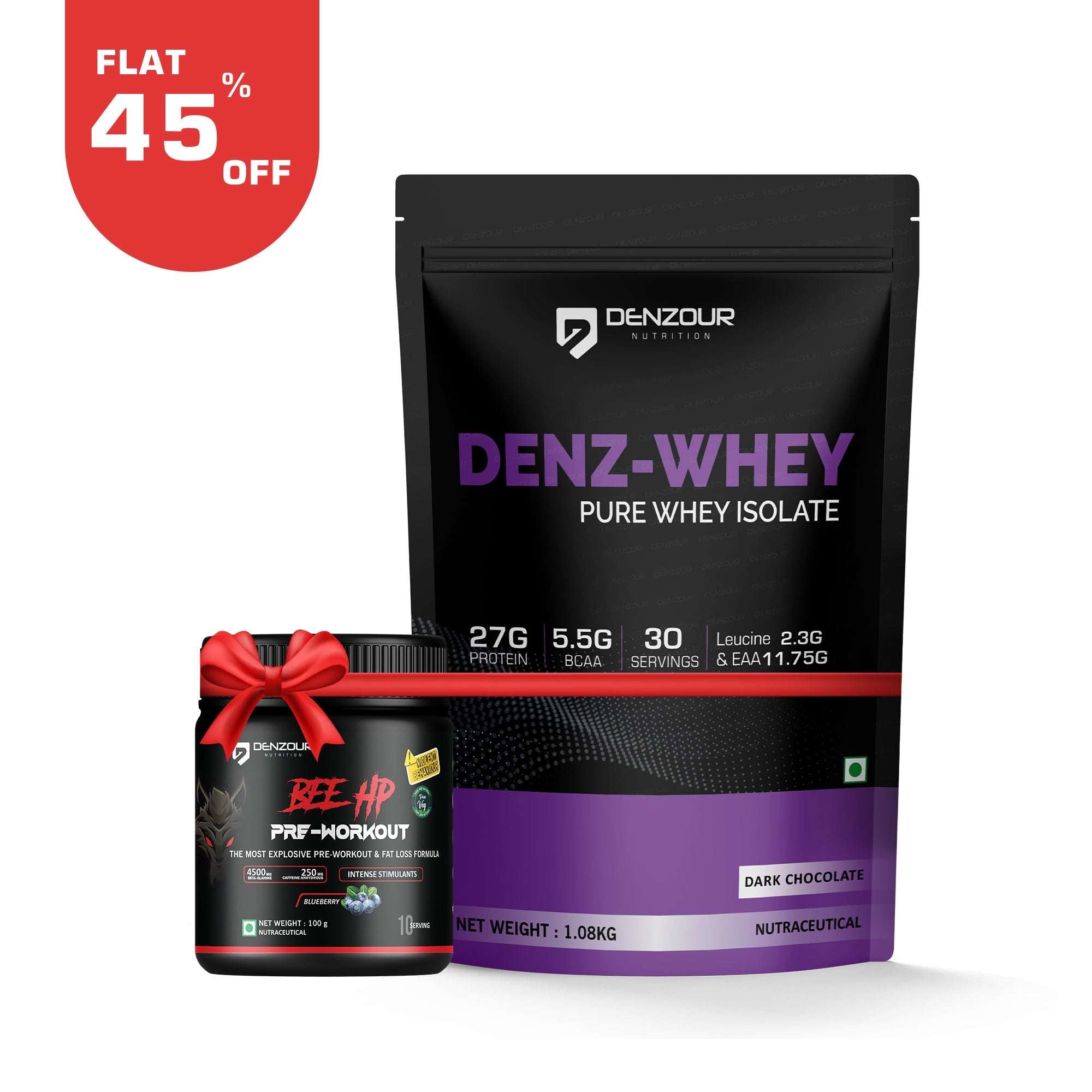 Whey Isolate Protein + Bee HP Pre-workout