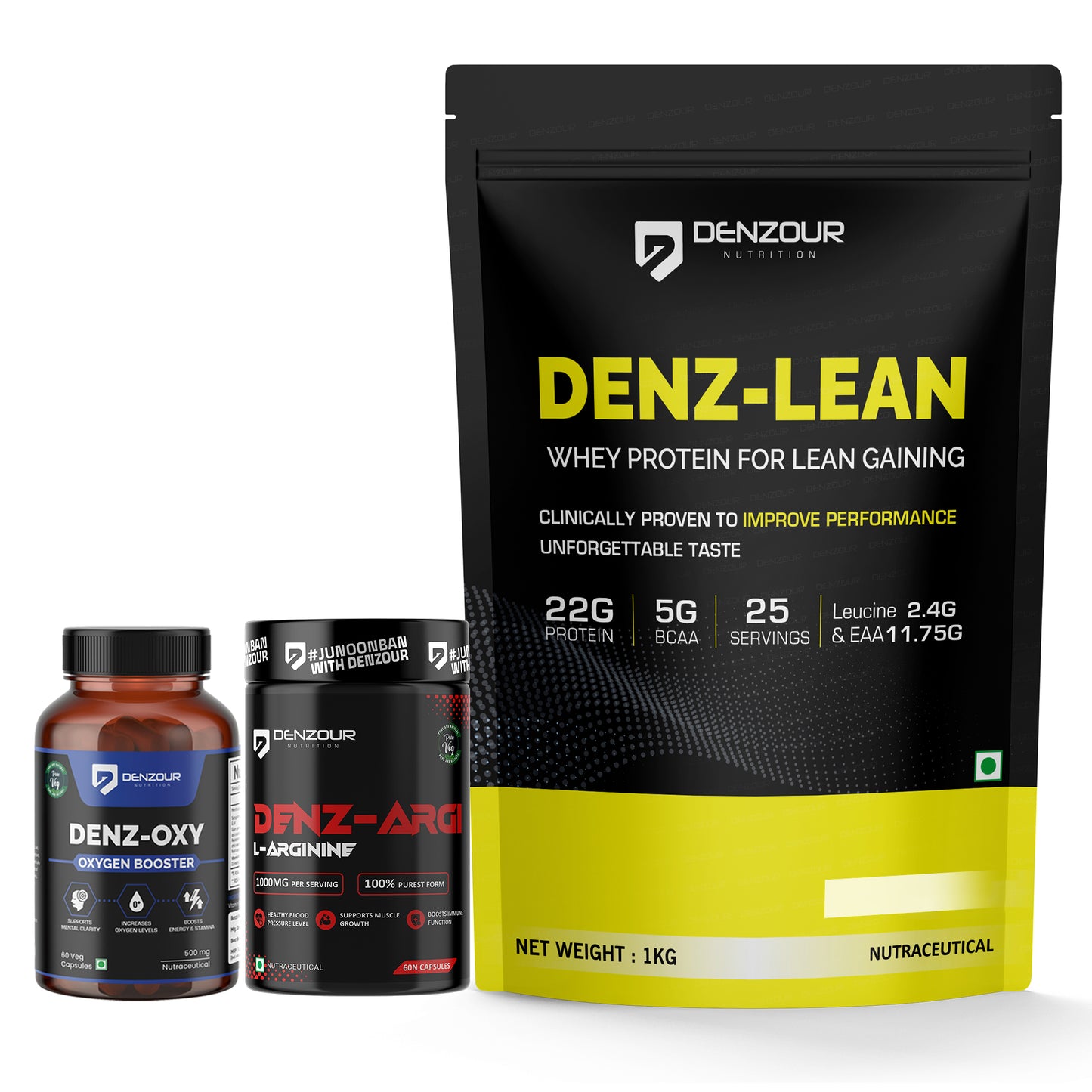 L Argnine + Oxygen Booster + Denz Lean