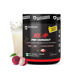 Pre Workout Powder lychee flavour 300gm