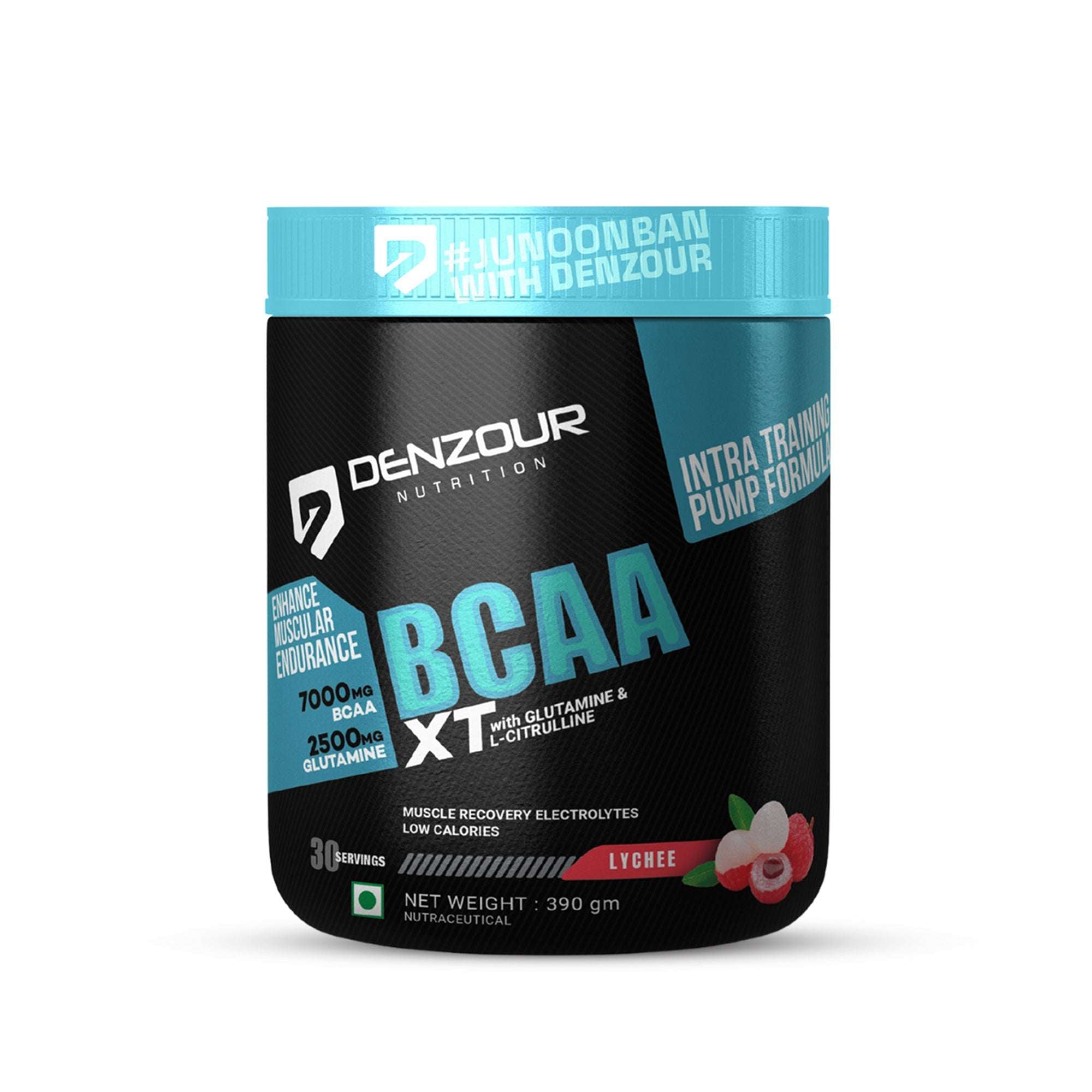 Denzour BCAA-XT - 390g | With Glutamine &  L- Citrulline | 7000mg BCAA & 2500mg Glutamine