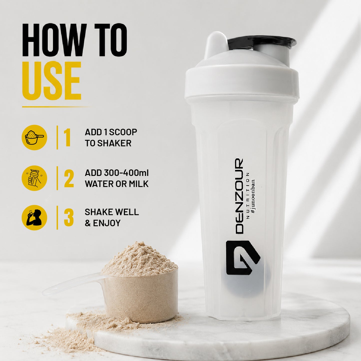 Denzour Whey Gold Ultra 6 High Quality Protein Powder | 1.05Kg & Enhanced Strength