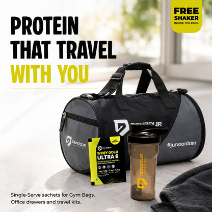 Denzour Whey Gold Ultra 6 Protein Powder | Perfect For Lean Gaining