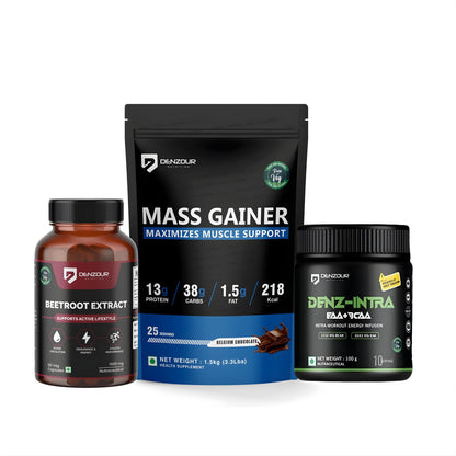 Mass Gainer + Denz Intra + Beetroot