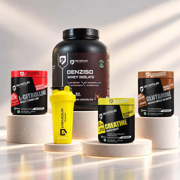 Whey Isolate Stack with Creatine, Glutamine & L-Citrulline | Denzour