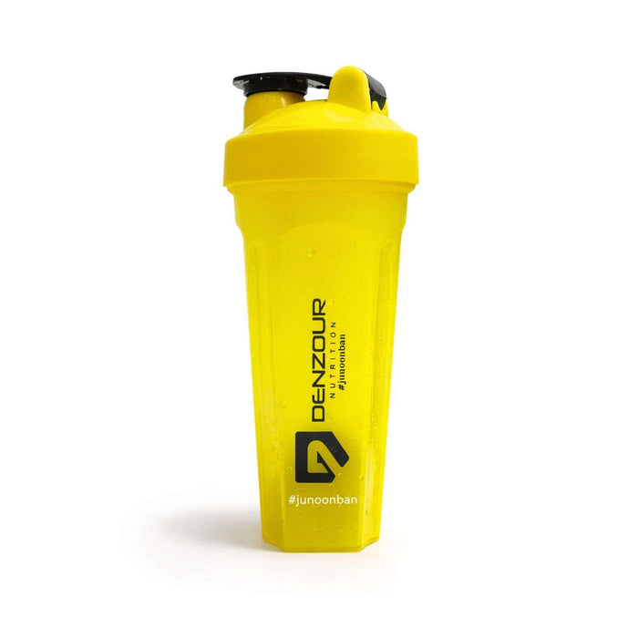 Denzour Nutrition Protein Shaker with Flip-Top Lid, Gym & Sports Bottle | 650ML