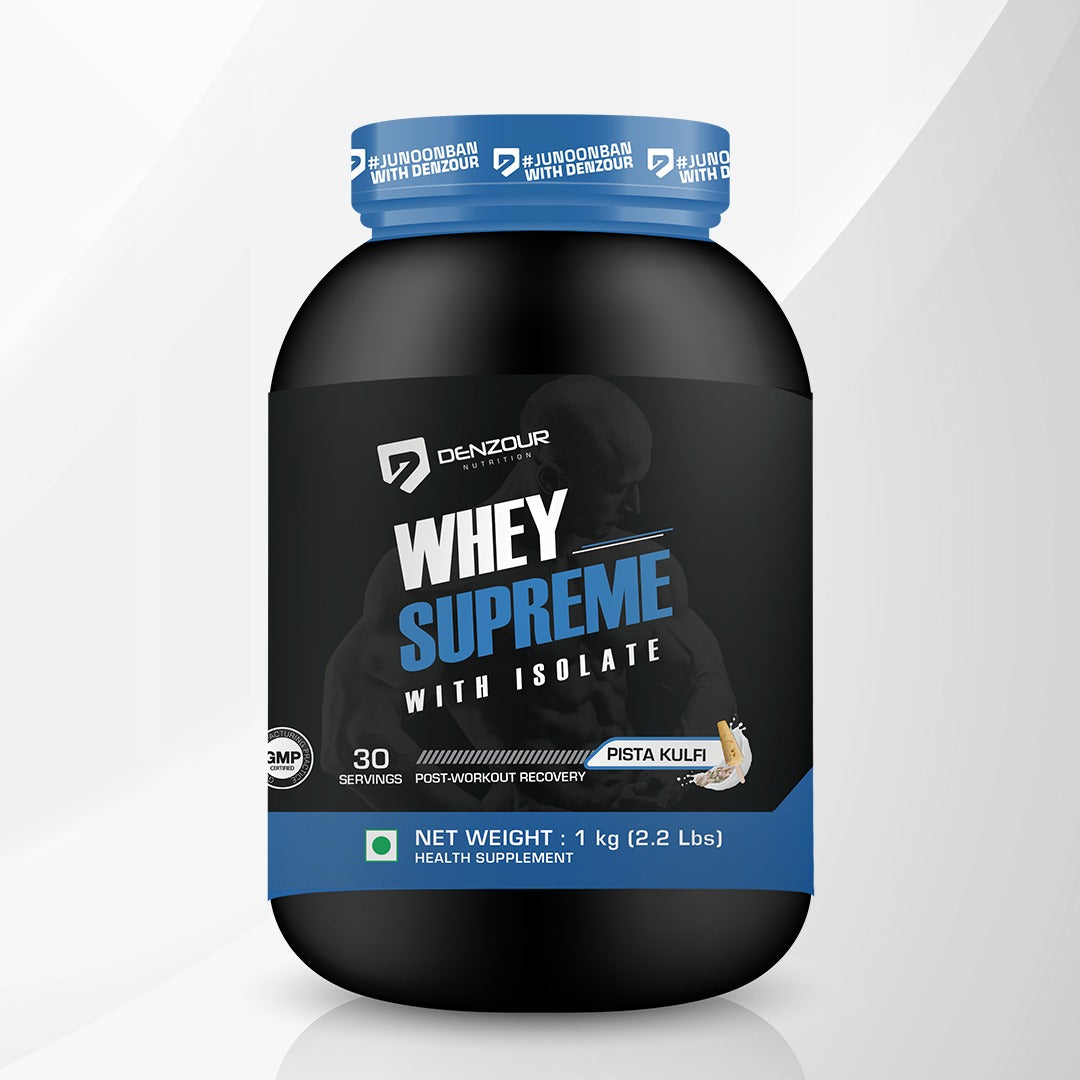 DENZOUR WHEY SUPREME WITH ISOLATE | 1 KG PACK