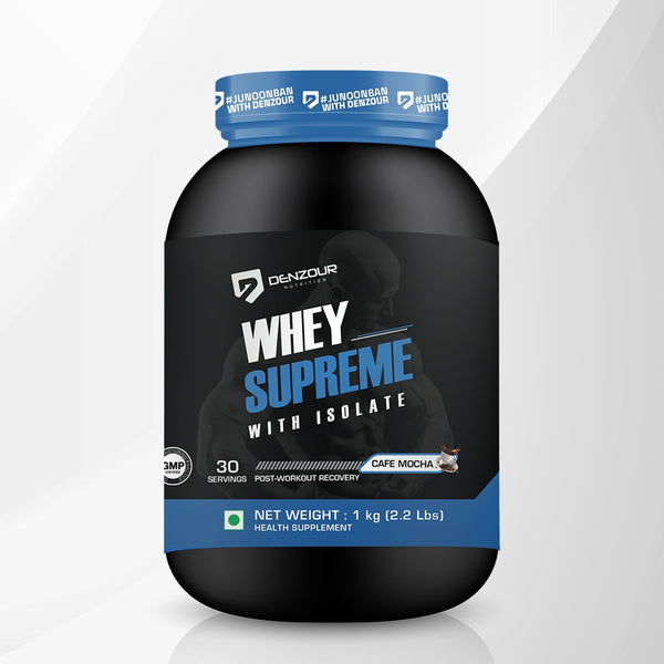 DENZOUR WHEY SUPREME WITH ISOLATE | 1 KG PACK